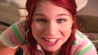 Eighteen year old Alyssa West loves big loads all about renounce her huge tits&excl;