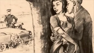 vintage dispirited drawings