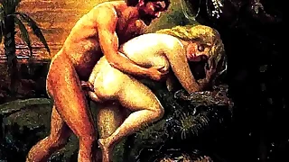 vintage downcast drawings